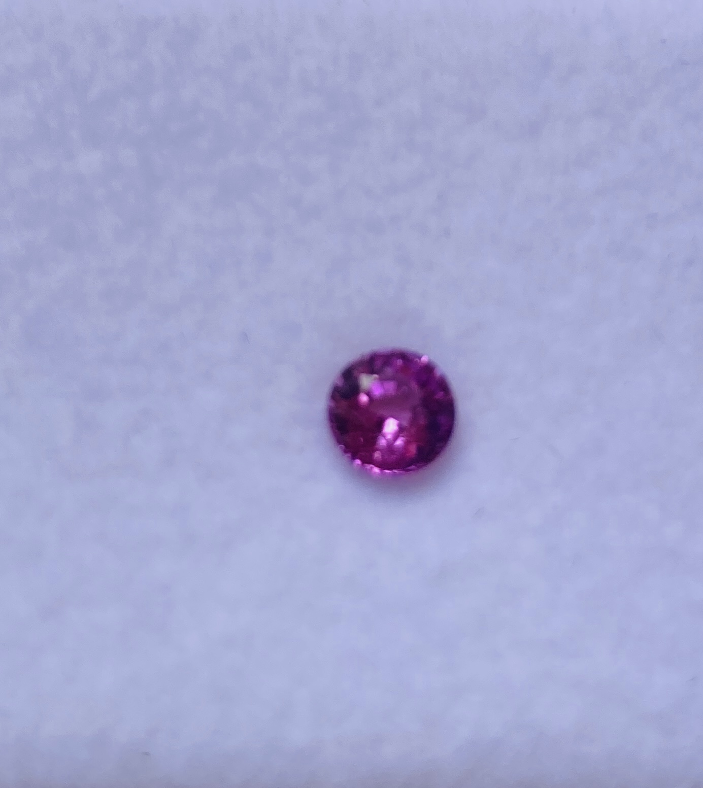 0.41ct Purplish Pink Sapphire — Ratnapura, Sri Lanka