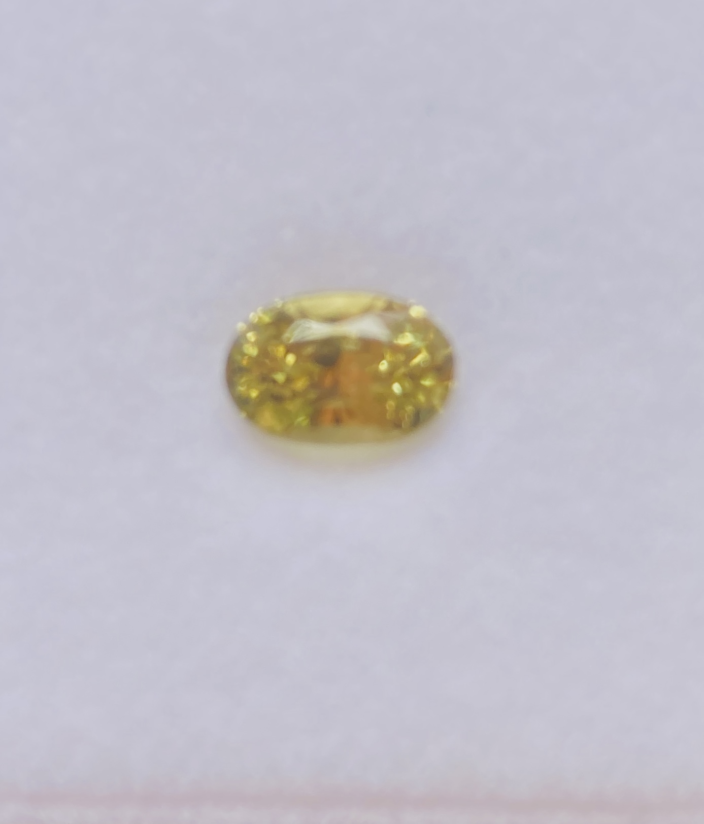 2.14ct Yellowish Green — Sri Lanka